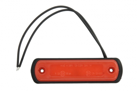 Piese Auto - Lumina delimitare stanga/dreapta, rosu, LED, inaltime 31mm; latime 110mm; adancime 13mm lungime cablu 220mm, 12/24V (tip: neon)