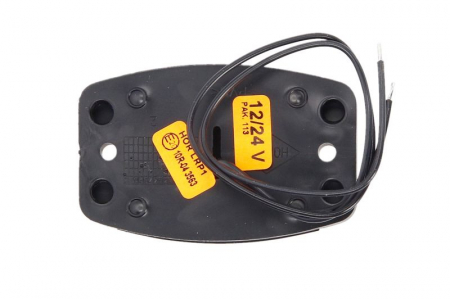Lumina delimitare stanga/dreapta, rosu, LED, inaltime 46,5mm; latime 75mm; adancime 26,5mm lungime cablu 350mm, fara prindere, 12/24V [1]