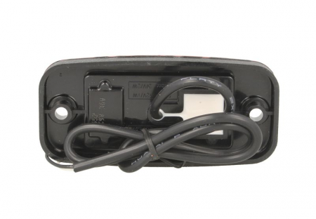 Lumina delimitare stanga/dreapta, rosu, LED, inaltime 51mm; latime 22mm; adancime 111mm, lungime cablu 480mm, 12/24V (IPIP67) [1]