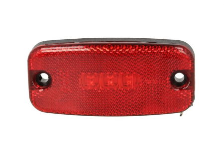 Lumina delimitare stanga/dreapta, rosu, LED, inaltime 51mm; latime 22mm; adancime 111mm, lungime cablu 480mm, 12/24V (IPIP67) [0]
