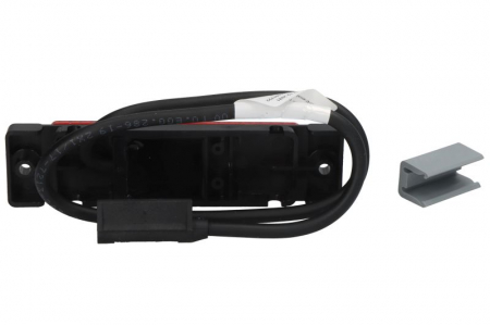Lumina delimitare stanga/dreapta; UNIFAB, forma: dreptunghiular, rosu, LED, inaltime 32mm; latime 130mm lungime cablu 500mm, fara prindere, 10/12/24/30V (conector: CLICK-IN/P&R, IP6K9K, UNIFAB) [1]