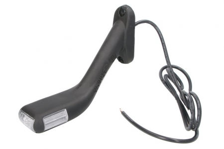 Lumina delimitare stanga, forma: oval, portocaliu/rosu/alb, LED lungime cablu 1500mm, pe brațul lung, 12/24V [2]