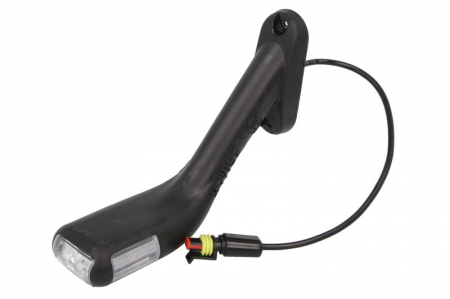 Lumina delimitare stanga, forma: oval, portocaliu/rosu/alb, LED lungime cablu 300mm, pe brațul lung, 12/24V (conector: SUPERSEAL 2PIN) [2]