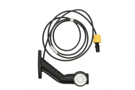 Lumina delimitare stanga, portocaliu/rosu/alb, LED, inaltime 15,5mm lungime cablu 2000mm, pe brațul lung, 24V [2]