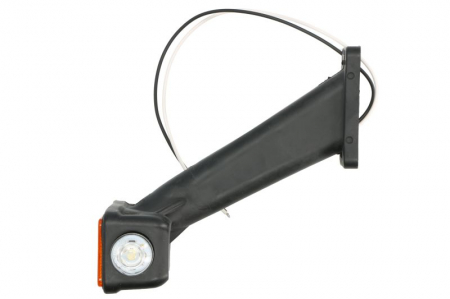 Iluminat auto - Lumina delimitare stanga, portocaliu/rosu/alb, LED lungime cablu 160mm, pe brațul lung, 24V