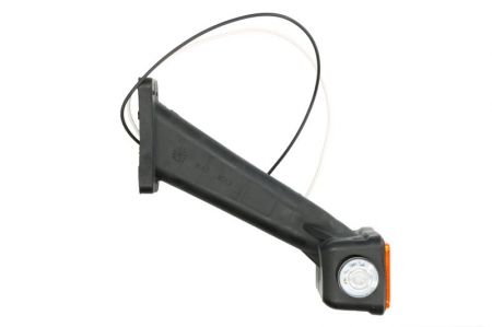 Lumina delimitare stanga, portocaliu/rosu/alb, LED lungime cablu 160mm, pe brațul lung, 24V [1]