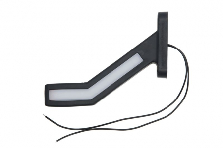 Iluminat auto - Lumina delimitare stanga, portocaliu/rosu/alb, LED lungime cablu 240mm, pe brațul lung, 12/24V (tip: neon)