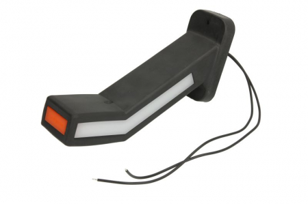 Lumina delimitare stanga, portocaliu/rosu/alb, LED lungime cablu 240mm, pe brațul lung, 12/24V (tip: neon) [2]