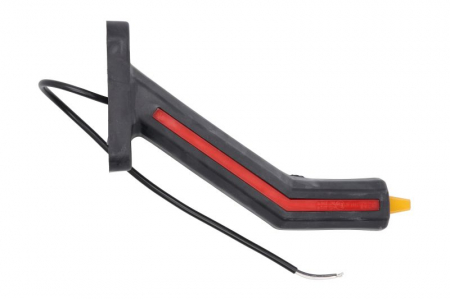 Lumina delimitare stanga, portocaliu/rosu/alb, LED lungime cablu 400mm, pe brațul lung, 12/24V (IP6K9K) [1]