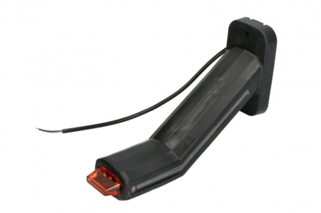 Lumina delimitare stanga, portocaliu/rosu/alb, LED lungime cablu 400mm, pe brațul lung, 12/24V (IP6K9K) [2]