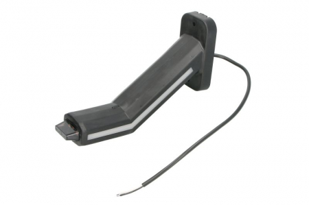 Lumina delimitare stanga, portocaliu/rosu/alb, LED lungime cablu 400mm, pe brațul lung, 12/24V (IP6K9K) [2]