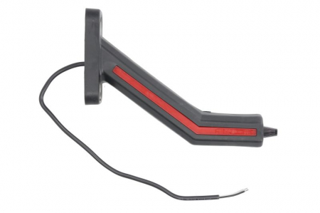 Lumina delimitare stanga, portocaliu/rosu/alb, LED lungime cablu 400mm, pe brațul lung, 12/24V (IP6K9K) [1]