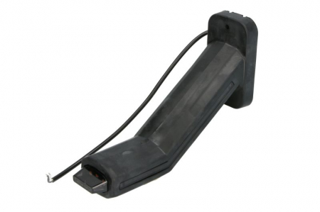 Lumina delimitare stanga, portocaliu/rosu/alb, LED lungime cablu 400mm, pe brațul lung, 12/24V (IP6K9K) [2]