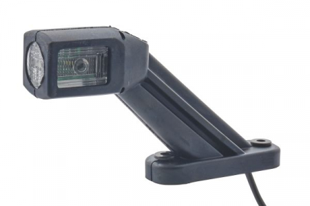 Lumina delimitare stanga, rosu/alb/galben, LED, inaltime 102mm; latime 35mm; adancime 35/183mm, lungime cablu 500mm, 12/24V (IP6K9K) [1]