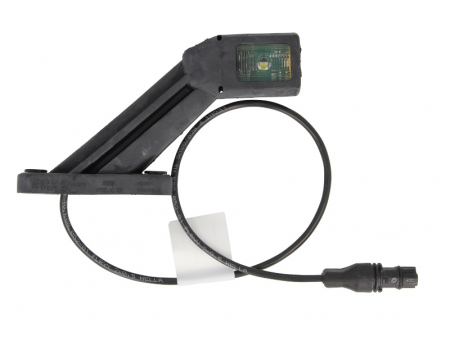 Lumina delimitare stanga, rosu/alb/galben, LED, inaltime 102mm; latime 35mm; adancime 35/183mm, lungime cablu 500mm, 12/24V (IP6K9K) [0]