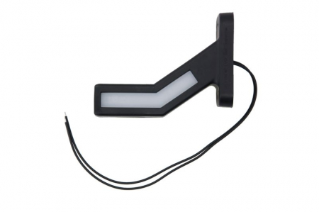 Iluminat auto - Lumina delimitare stanga, rosu/alb, LED lungime cablu 240mm, pe brațul mediu-lung, 12/24V (tip: neon)