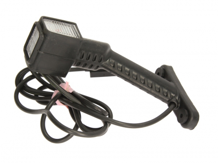 Lumina delimitare stanga; SUPERPOINT IV, portocaliu/rosu/alb, LED lungime cablu 2000mm, pe brațul lung, 12/24V (conector: CLICK-IN, SUPERPOINT IV) [1]
