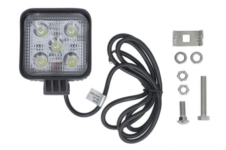 Lumina lucru (LED, 10-30V, 15W, 1200lm, numar diode: 5x3W, inaltime: 85mm, latime: 85mm, adancime: 38mm, lungime cablu: 1,5m) Piese Auto - Lumina lucru (LED, 10-30V, 15W, 1200lm, numar diode: 5x3W, inaltime: 85mm, latime: 85mm, adancime: 38mm, lungime cablu: 1,5m)