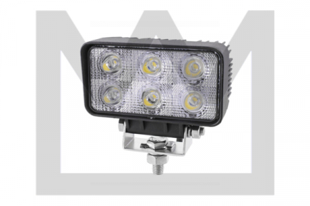Piese Auto - Lumina lucru (LED, 10-30V, 18W, 1440lm, numar diode: 6x3W, inaltime: 60mm, latime: 110mm, adancime: 56mm)