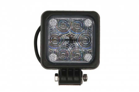 Lumina lucru (LED, 12/24V, 12W, numar elemente LED: 6, lungime: 100mm, inaltime: 100mm, adancime: 76mm, albastru; pentru stivuitoare / vehicule de depozit) [0]