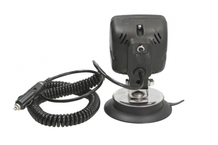 Lumina lucru (LED, 12/24V, 17W, 1750lm, numar elemente LED: 12, lungime: 101mm, inaltime: 101mm, adancime: 60mm, cu comutator; cu dop; cu fir spiralat de 3m; montabil cu magnet) [1]