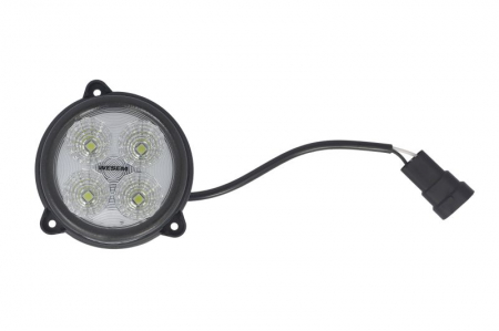 Piese Auto - Lumina lucru (LED, 12/24V, 18W, 1500lm, numar diode: 4, adancime: 78mm, diametru: 87mm, lungime cablu: 0,2m) potrivit JOHN DEERE 6R