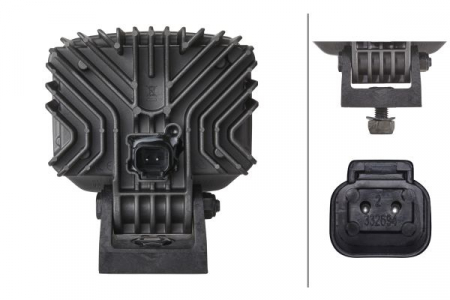 Lumina lucru (LED, 12/24V, 26W, 1850lm, numar elemente LED: 6, lungime: 110mm, inaltime: 128mm, latime: 111mm, adancime: 68mm, lumina dispersata) [1]