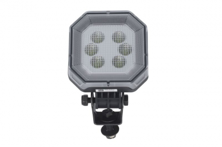 Iluminat auto - Lumina lucru (LED, 12/24V, 8W, 800lm, numar diode: 6, inaltime: 98mm, latime: 98mm, adancime: 53mm, 2 pin socket; lumina dispersata; cu intrerupator)