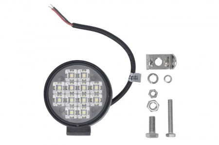 Iluminat auto - Lumina lucru (LED, 9/12/24/32V, 12W, 1000lm, numar diode: 12, inaltime: 94,6mm, adancime: 30mm, diametru: 77,5mm, lungime cablu: 0,2m)