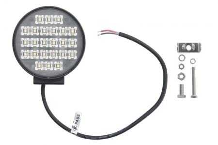 Iluminat auto - Lumina lucru (LED, 9/12/24/32V, 24W, 2000lm, numar diode: 24, inaltime: 135mm, adancime: 39mm, diametru: 114mm, lungime cablu: 0,2m)