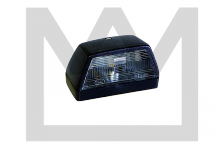 Piese Auto - Lumina numar inmatriculare (12/24V, culoare: negru, culoare sticla: transparent, 56x54mm) potrivit MAN EL, F2000, F9, F90, F90 UNTERFLUR, M90, SG, SL II, TGA, TGL I; MERCEDES O 309, T2/L, T2/LN1, VARI