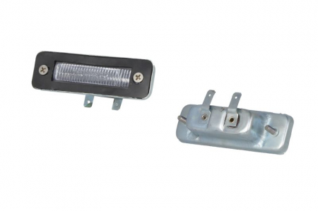 Iluminat auto - Lumina numar inmatriculare (C5W, 24V, culoare: negru, culoare sticla: transparent, 28x90mm) potrivit MAN; MERCEDES