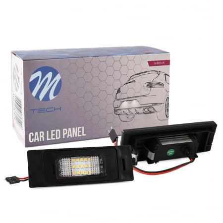Lumina numar inmatriculare, culoare lumina: alb; set, , cu aprobare circulatie potrivit BMW 1 (E81), 1 (E87), 1 (F20), 1 (F21), 6 (F12), 6 (F13), 6 GRAN COUPE (F06), I3 (I01), Z4 (E89) dupa 2004 12V [2]