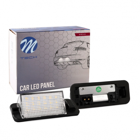 Lumina numar inmatriculare, culoare lumina: alb; set, 12V, cu aprobare circulatie potrivit BMW 3 (E36) 09.90-11.98 [3]