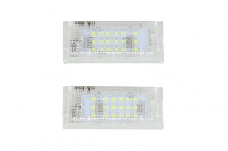 Piese Auto - Lumina numar inmatriculare, culoare lumina: alb; set, 12V, cu aprobare circulatie potrivit BMW 3 (E46) 12.97-05.05