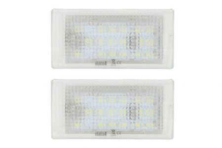 Piese Auto - Lumina numar inmatriculare, culoare lumina: alb; set, 12V, cu aprobare circulatie potrivit BMW 3 (E46) 12.98-12.07