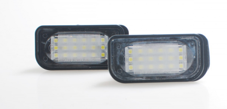 Lumina numar inmatriculare, culoare lumina: alb; set, 12V, cu aprobare circulatie potrivit MERCEDES C (W203), CLK (A209), CLK (C209), SL (R230); CHRYSLER CROSSFIRE 05.00-01.12 [1]