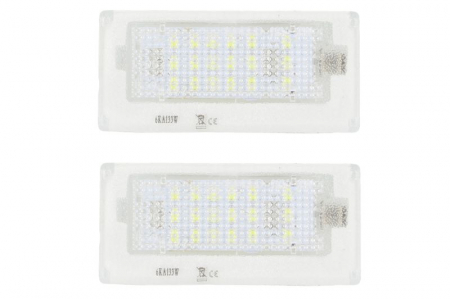 Piese Auto - Lumina numar inmatriculare, culoare lumina: alb; set, 12V, cu aprobare circulatie potrivit MINI (R50, R53) 06.01-09.06