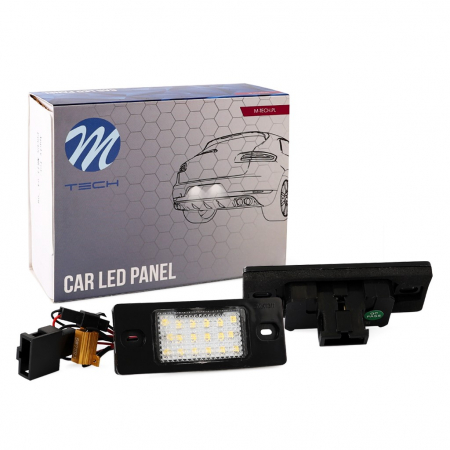 Lumina numar inmatriculare, culoare lumina: alb; set, 12V, cu aprobare circulatie potrivit PORSCHE CAYENNE; VW BORA, BORA I, GOLF IV 10.98-12.13 [3]