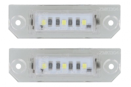 Piese Auto - Lumina numar inmatriculare, culoare lumina: alb; set, 12V, cu aprobare circulatie potrivit VW GOLF IV 08.97-06.06