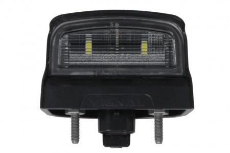 Lumina numar inmatriculare (LED, 12/24V, culoare: negru, culoare sticla: alb, conector: SUPERSEAL) [0]