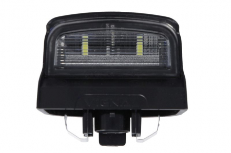 Lumina numar inmatriculare (LED, 12/24V, culoare: negru, culoare sticla: alb, conector: SUPERSEAL) [0]