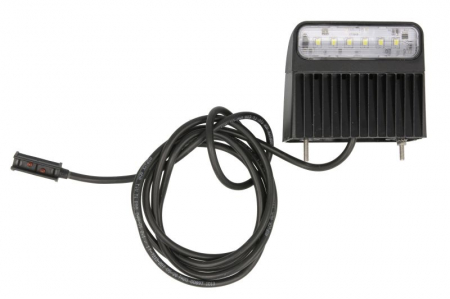 Piese Auto - Lumina numar inmatriculare REGPOINT II (LED, 12/24V, 83x45x100mm, lungime cablu: 2000mm, conector: CLICK-IN)