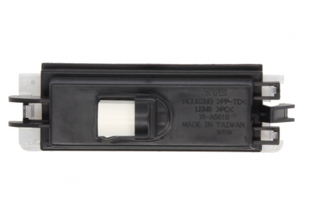 Lampa numar - Lumina numar potrivit DACIA LOGAN, SANDERO; RENAULT CLIO II Campus/Storia, CLIO II Ph I, CLIO II Ph II, CLIO II Ph III 1998-2013 (W5W, cu bec)