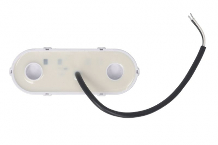 Lumini clarificare stanga/dreapta, alb, LED, inaltime 49mm; latime 124mm; adancime 20mm, în relief, lungime cablu 220mm, cu cuier, 12/24V (tip: neon) potrivit ADR [1]