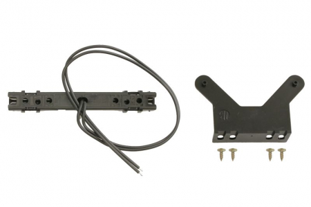 Lumini clarificare stanga/dreapta, forma: dreptunghiular, negru/alb, LED, inaltime 18mm; latime 125mm; adancime 24,5mm, în relief, lungime cablu 400mm, cu cuier, 12/24V (IP6K9K) [1]