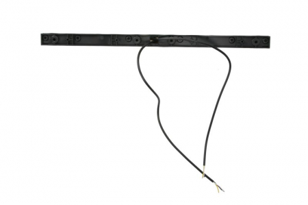 Lumini clarificare stanga/dreapta, forma: dreptunghiular, portocaliu, LED, inaltime 28mm; latime 535mm; adancime 33,5mm, în relief, lungime cablu 500mm, cu cuier, 12/24V (cu functie de semnalizator la [1]