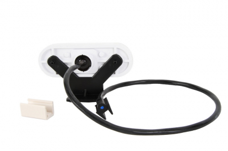 Lumini clarificare stanga/dreapta, forma: oval, alb, LED, inaltime 40mm; latime 114mm; adancime 25mm, în relief, lungime cablu 500mm, cu cuier, 12/24V (cu clemă pentru fir plat, conector: CLICK-IN/JAE [1]