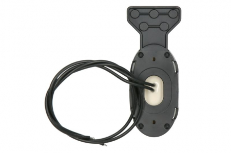 Lumini clarificare stanga/dreapta, forma: oval, alb, LED, inaltime 75mm; latime 39,5mm; adancime 31mm, în relief, lungime cablu 380mm, cu cuier, 12/24V (tip: neon, IP6K9K) [1]