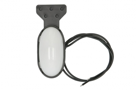 Piese Auto - Lumini clarificare stanga/dreapta, forma: oval, alb, LED, inaltime 75mm; latime 39,5mm; adancime 31mm, în relief, lungime cablu 380mm, cu cuier, 12/24V (tip: neon, IP6K9K)